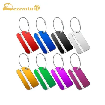 

DEZEMIN Business Trip Luggaeg Tag for Suitcase Bags Metal 7.5cm x 4cm