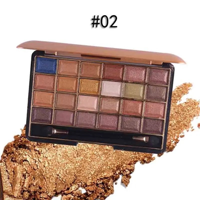 

5PCS Eyeshadow Pallete Gorgeous Silky Powder Professional Nature Make up Palette Smoky Warm Matte Shining Eye Shadow