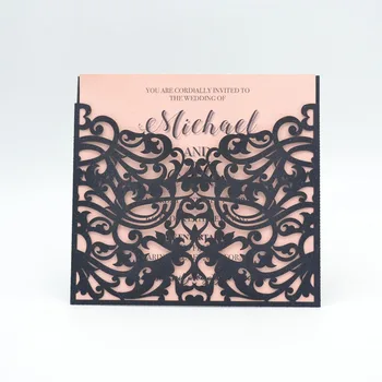 

Pocket invation luxurious cover invation cards wedding decoration return gift