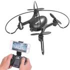 Save 10.4 on RC Quadcopter Mini Drone with Camera 0.3MP 480P WiFi FPV Drone Dron Selfie Drone Altitude Hold Auto Hover RC Helicopter X35