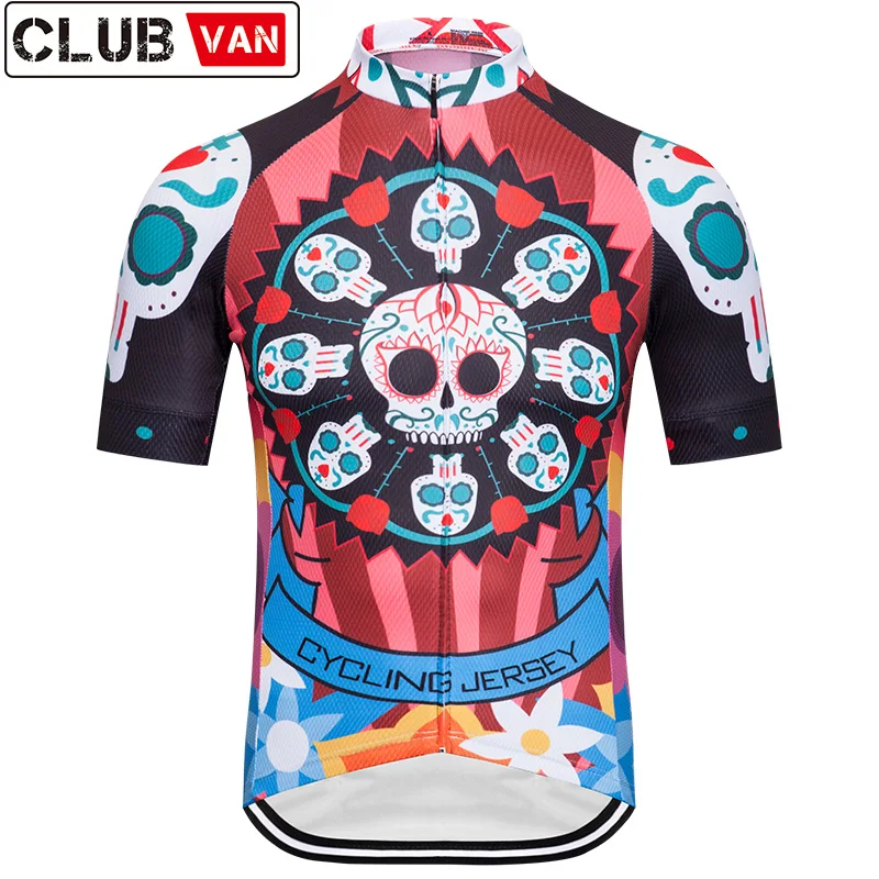 clubvan Breathable Cycling Jerseys Summer Mtb Cycling Clothing Bicycle Short Maillot Ciclismo Sportwear Bike Clothes#A41