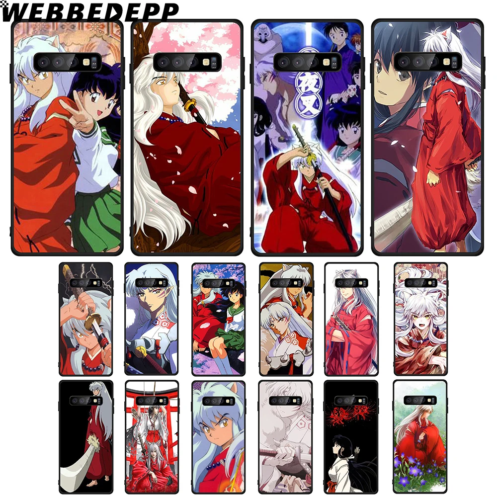 

WEBBEDEPP Inuyasha Anime Soft TPU Case for Samsung Galaxy Note8 9 A10 A20 A40 A50 A60 A70 M10 M20 M30