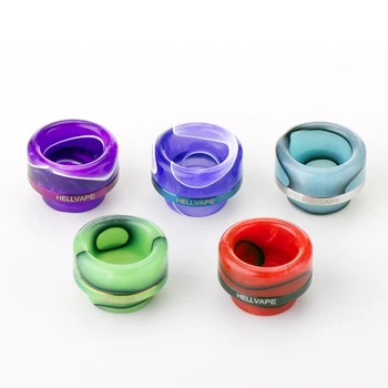 

Original Hellvape Drop Dead RDA Replacement resin Drip Tip 810 tap caps compatible with Hellvape Drop Dead BF RDA