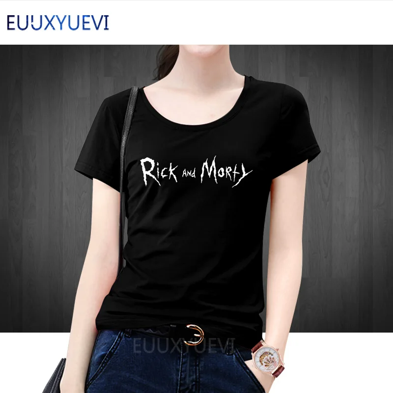 

Casual women t-shirt T shirt womens summer cotton undershirt Rick and Morty Peace homme new brand clothing tees tops EUUXYUEVI