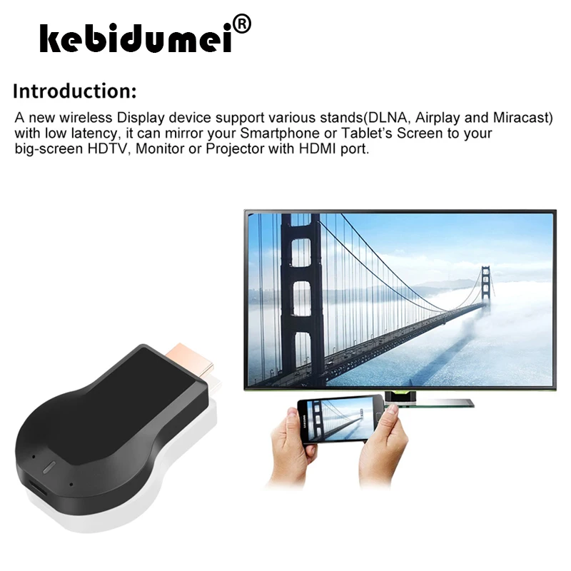 

G2/M2/M4 plus 1080P Wireless HDMI Media Video Wi-Fi Display Dongle Mini PC for Android TV Stick adapter for Airplay for Miracast