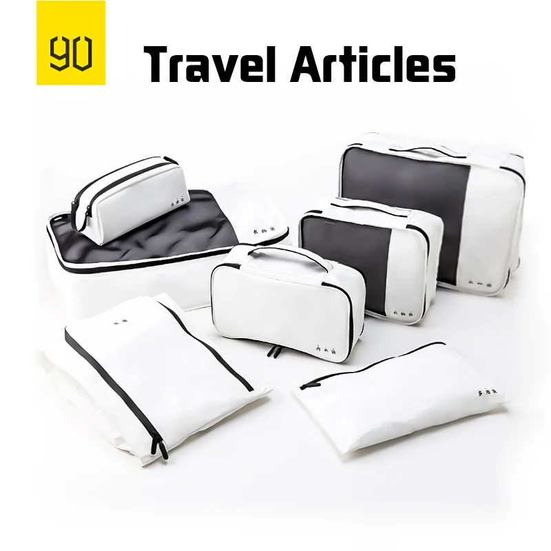 

Original Xiaomi 90 Fun DuPont Paper Storage Organizer Bag Portable Clothes Shoes Underwear Bag Waterproof Easy Carry Travel Bag