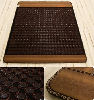 

2016 Health Care Jade Stone + Germanium Thermal Massage Mattress Full Body Relax Heaing Cushion Size 1.0*1.9M