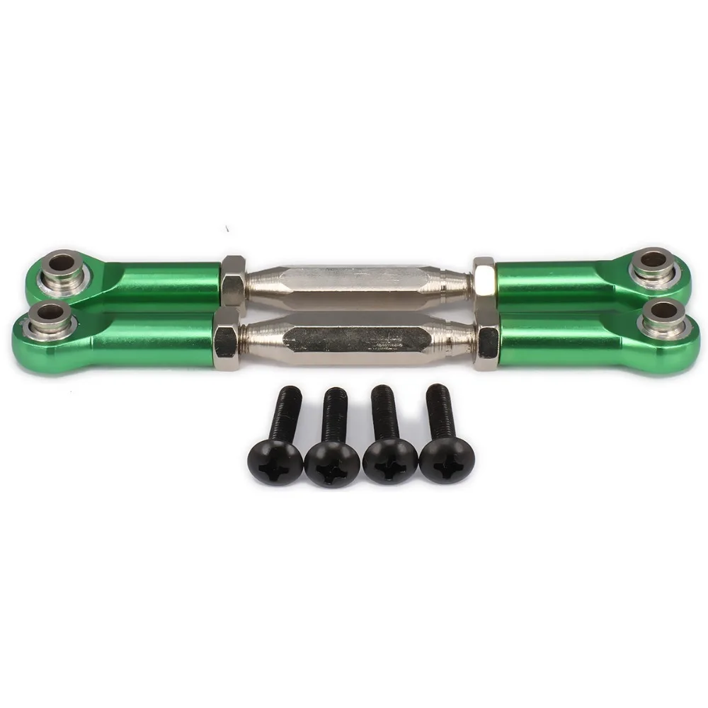 

Aluminum Adjustable Servo Linkage Pulling Steering Rods Arms M4 Thread 3mm Hole 83-97mm Long For 1/10 RC Model Car Hop-Up Parts