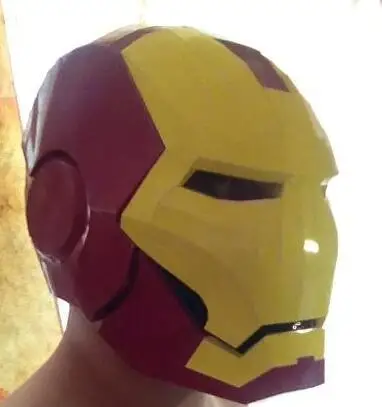 

1:1 Iron Man Helmet paper model 3D puzzle DIY learning toys for children gift