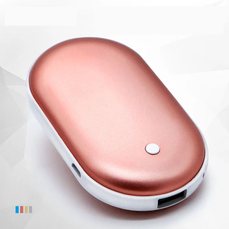 New Pebbles Electric Hand Warmer 4000MAh Rechargeable Heater Small
