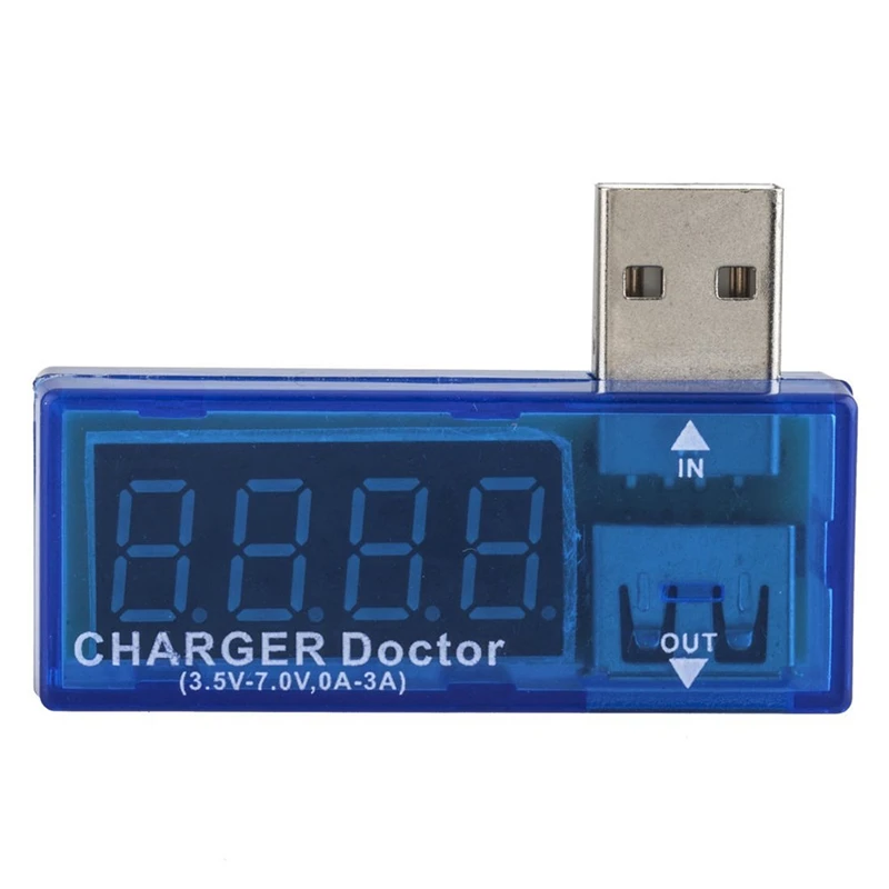 Цифровой USB Мобильный зарядный ток тестер напряжения метр мини USB зарядное устройство Доктор Вольтметр Амперметр автомобильное зарядное устройство