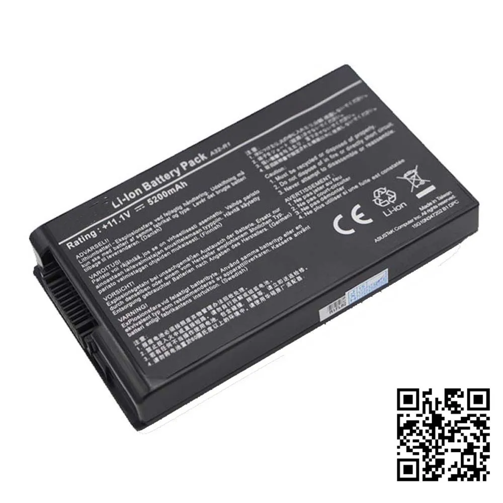 

11.1V 5200mAh Original Genuine Laptop Battery A32-R1 For ASUS R1 R1E R1F 70-NGA1B1001M 90-NGA1B3000 Free shipping A32-R1 Bateria