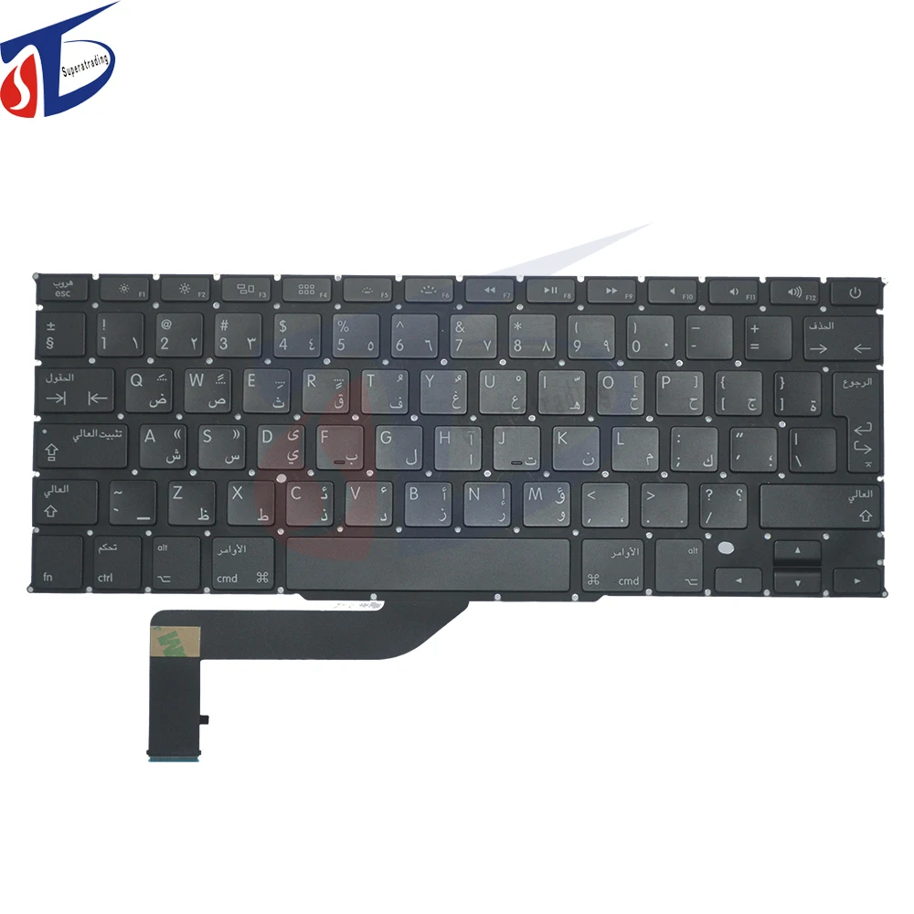 NEW original AR keyboard for font b macbook b font air 15 A1398 Arab Arabic keyboard