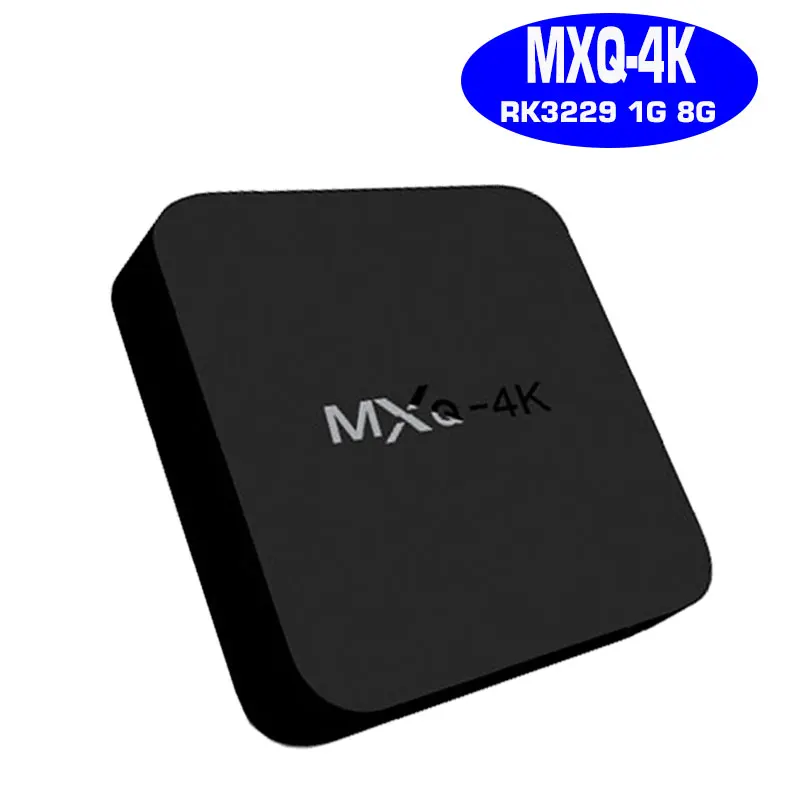 

Android 7.1 TV Box MXQ-4K RK3229 1G 8G Smart Quad Core Internet Receiver Smart Set-top Box Connected USB HDMI WiFi Network DVB