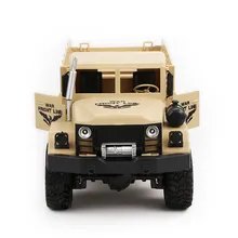 JJR/C JJRC Q63 1/16 2,4G 6WD внедорожный военный грузовик гусеничный Радиоуправляемый автомобиль щетка мотор игрушки дистанционного управления зеленый желтый VS Q62 Q64 Q61