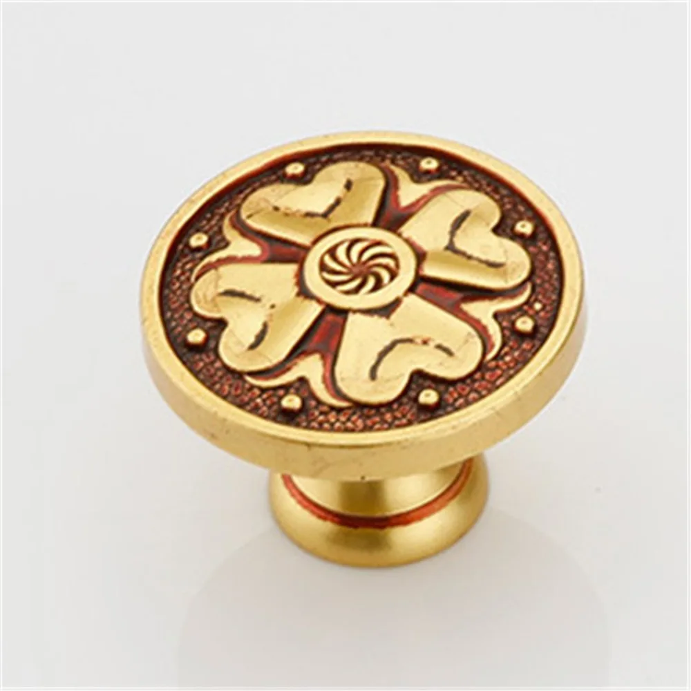 Antique Round Door Handles Wardrobe Drawer Pull Kitchen Handles