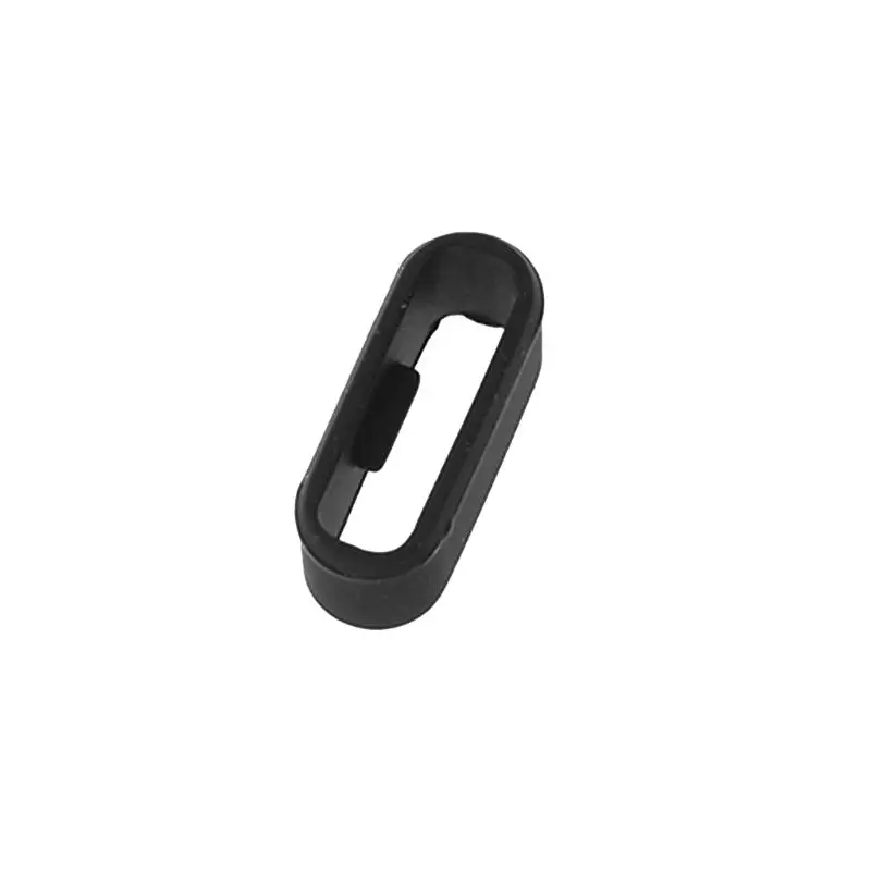 

Belt Loop Silicone Buckle Fastener Ring Connector Replacement Black for Garmin Vivosmart HR HR+