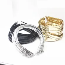 5 шт. 3/5/6/7 мм Нержавеющая сталь повязка на голову база Kc Золотой Серебряный заготовки Handicraf установка набор «сделай сам» для Головные уборы для изготовления ювелирных изделий, аксессуары