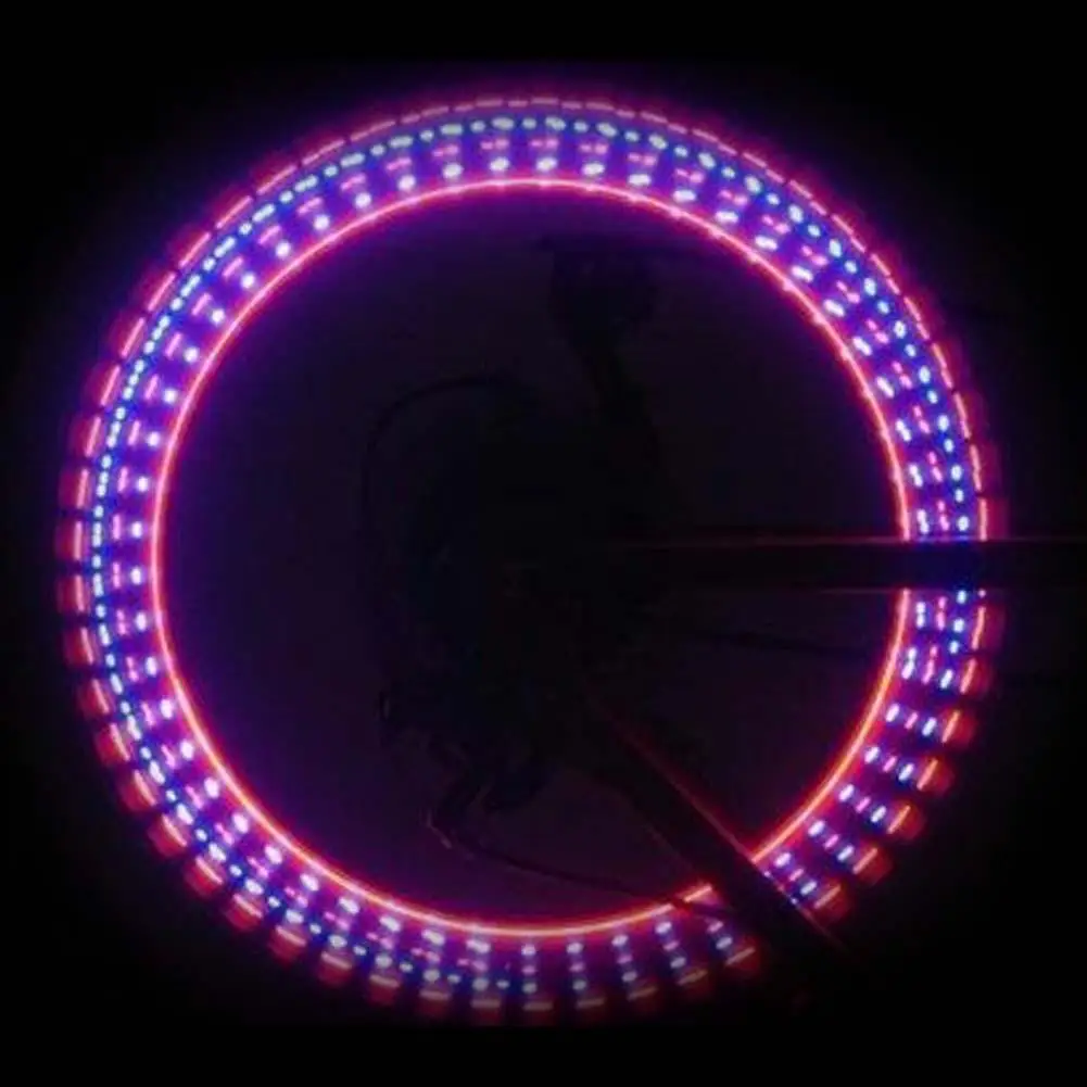 2 шт. 5 Led вспышка клапан колпачок свет велосипед мотоцикл автомобиль шина для