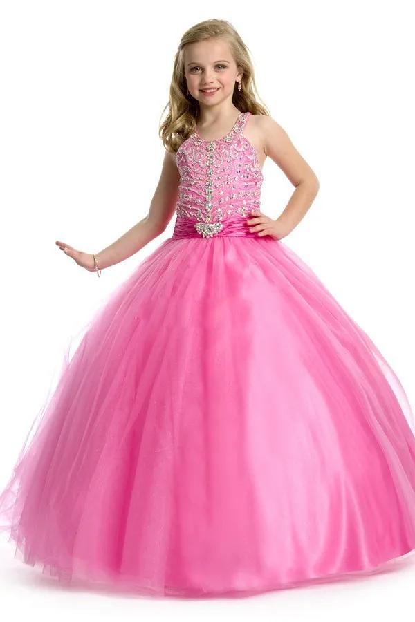 Popular Pink Pageant Dresses-Buy Cheap Pink Pageant ...