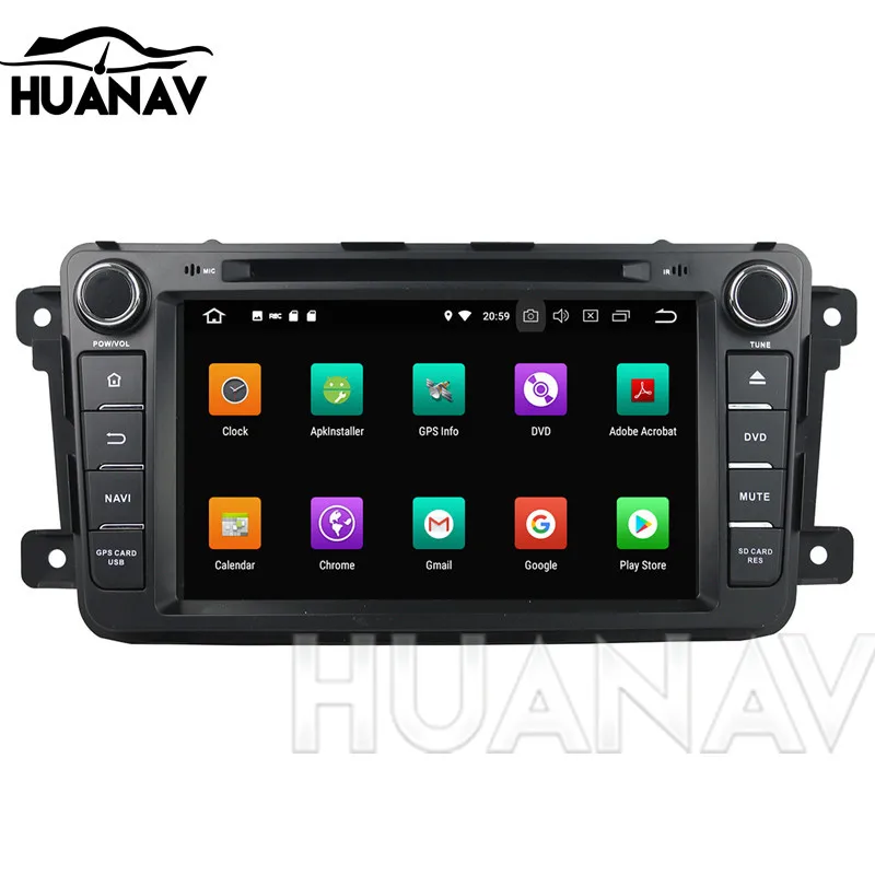 Excellent Android8.0 Car GPS Navigation No DVD Player For Mazda CX-9 2008-2015 audio radio player Headunit multimedia Stereo tape recorder 8
