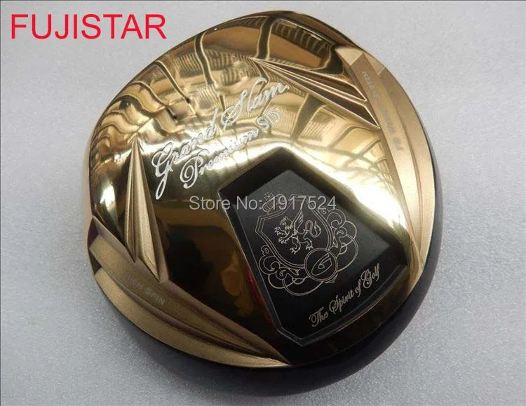 Клюшка для гольфа fujistar GIGA Grand Slam premium SD high COR titanium golf driver head gold color 10,5 deg Лофт