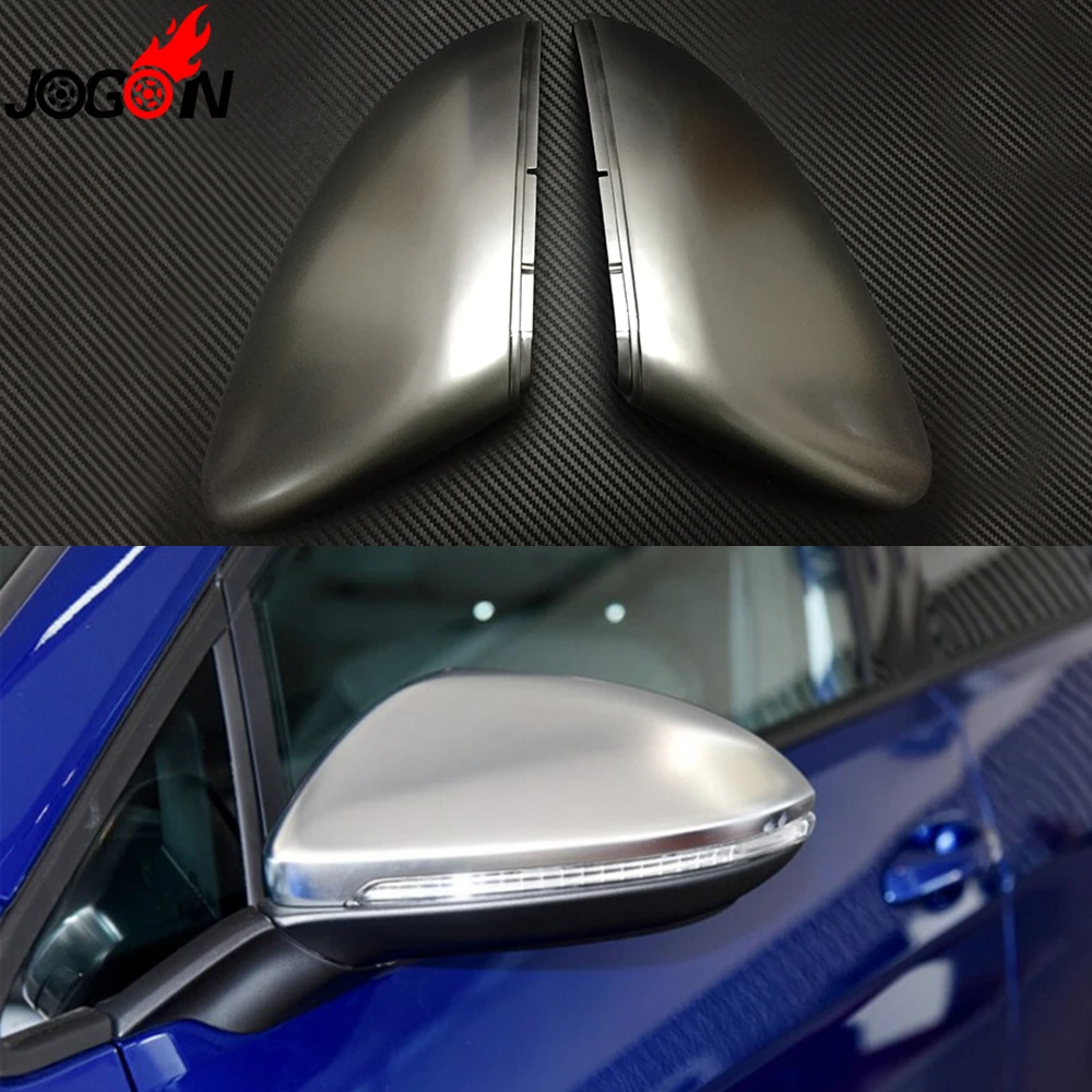 2PC For VW GOLF 7 MK7 MK7.5 GTI R GTE GTD 2013 - 2018 Touran 2016 2017 ABS Side Rear view Mirror Cover Replacement Caps Shell 2PC For VW GOLF 7 MK7 MK7.5 GTI R GTE GTD 2013 - 2018 Touran 2016 2017 ABS Side Rear view Mirror Cover Replacement Caps Shell