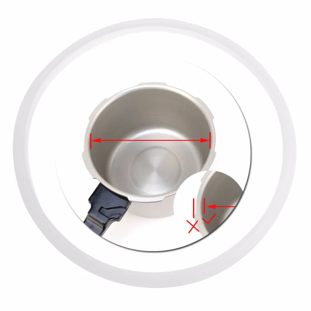Замена прокладки для скороварок силиконовая резиновая прокладка уплотнительное кольцо кухонный инструмент 28 см/11,02"