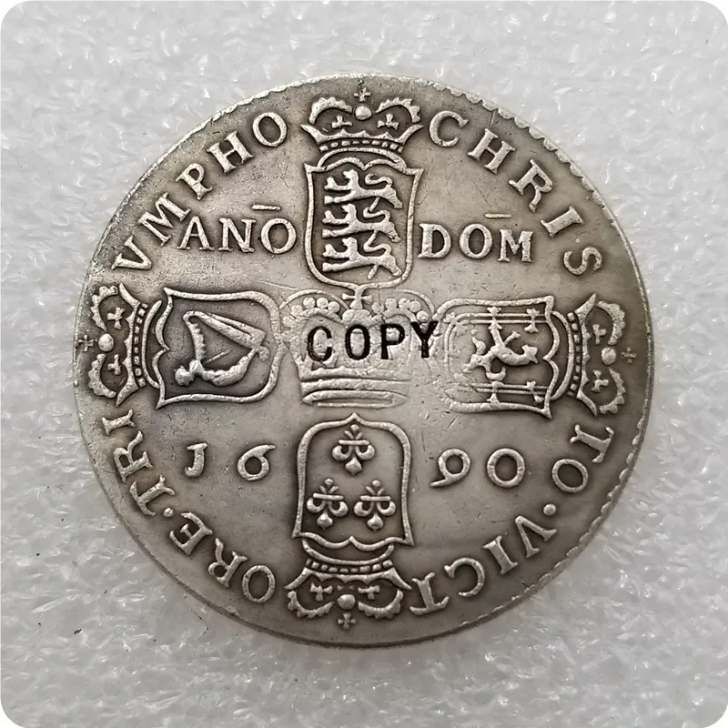 1690 Ireland Серебряная копия монет памятные монеты-копии монет медаль коллекционные монеты
