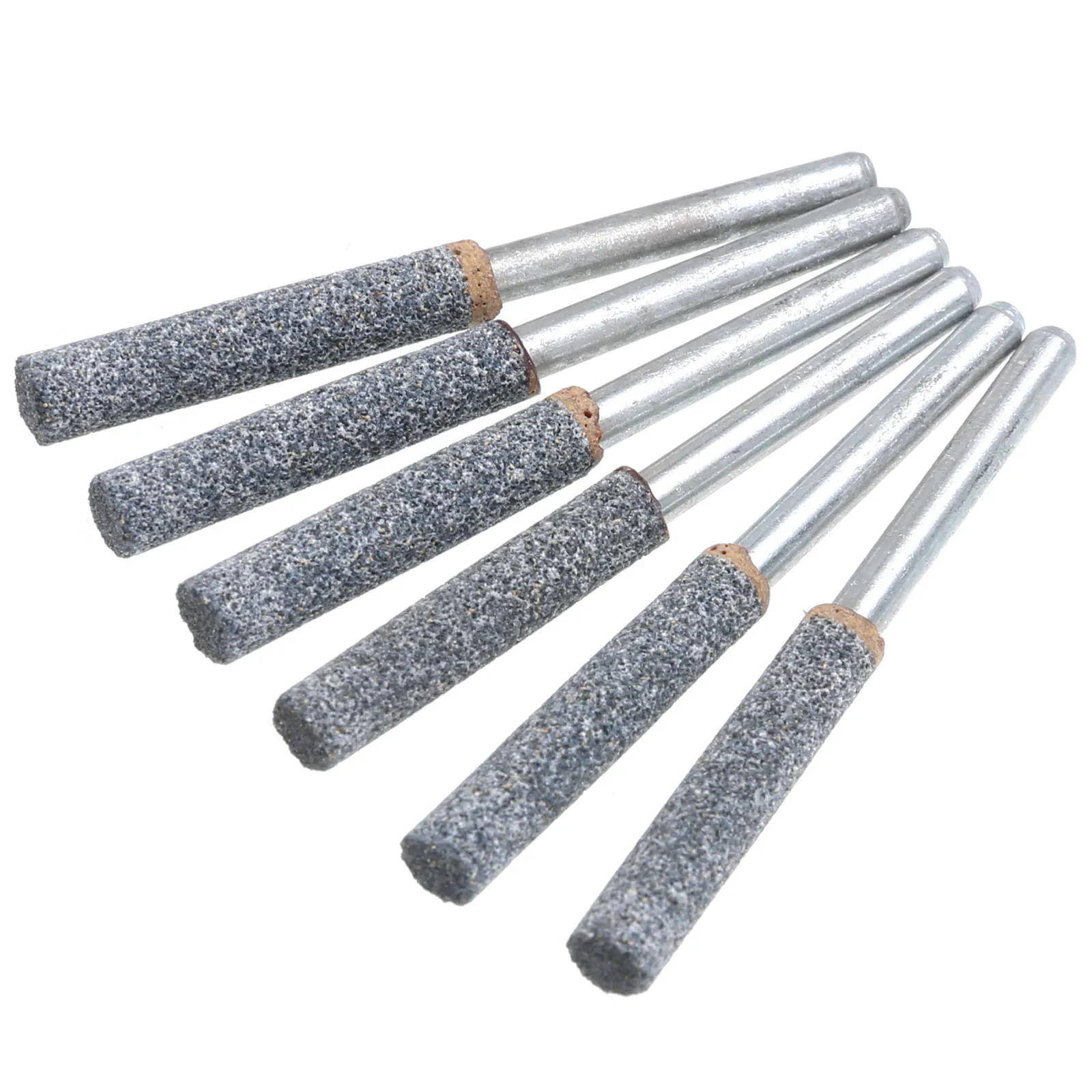 6pcs 3/16" 4.8mm Diamond Chainsaw Sharpener Burr Stone File for Chain Saw Sharpening Electric Grinder Parts