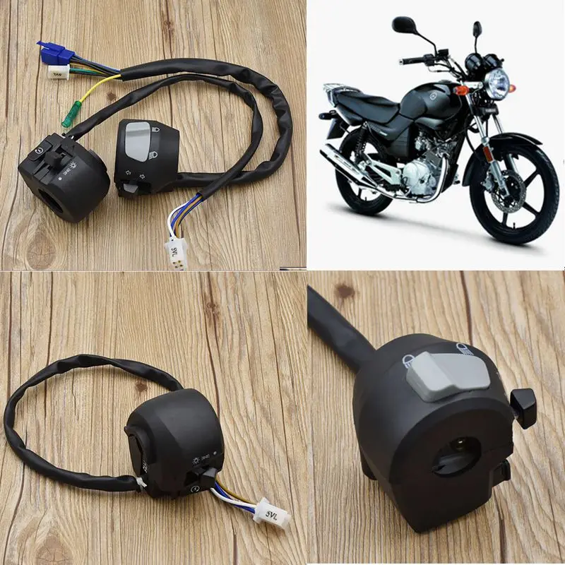 YBR125 JYM125-2 руль мотоцикла переключатель в сборе сиденье электрический запуск рога переключатель кнопки Мотоцикл Запчасти