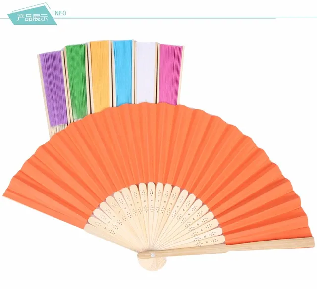 500pcs lot silk wedding hand fans silk wedding fans chirt in party