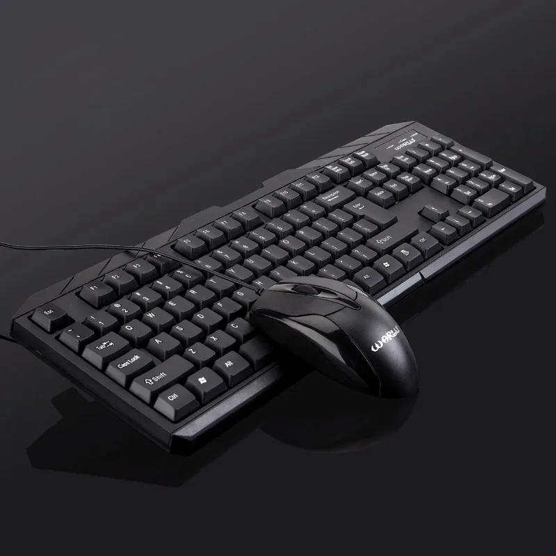 Компьютерная игровая клавиатура Teclado USB Проводная 104 клавиш клавиатура и мышь комплект Водонепроницаемый клавиатура+ 1000 dpi игровая мышь# A