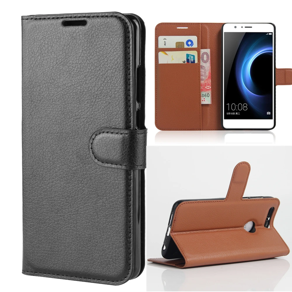 

Wallet case Card Holder Phone Cases for Huawei Honor 8 pu Leather Cover Case Protective holster