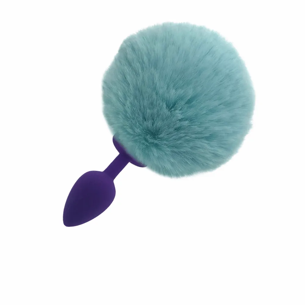 Sex Products Anal Plug Rubber Woman For Sex Men & Women Butt Plug Small Size Metal Anal Toys Hairy Rabbit Tail Adult Sex Toys