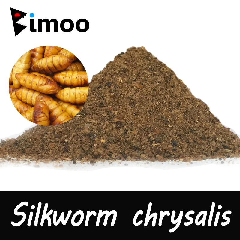 

Bimoo 1 Bag 30g Silkworm Chrysalis Flavor Additive Carp Fishing Feeder Bait Boillie Making Material