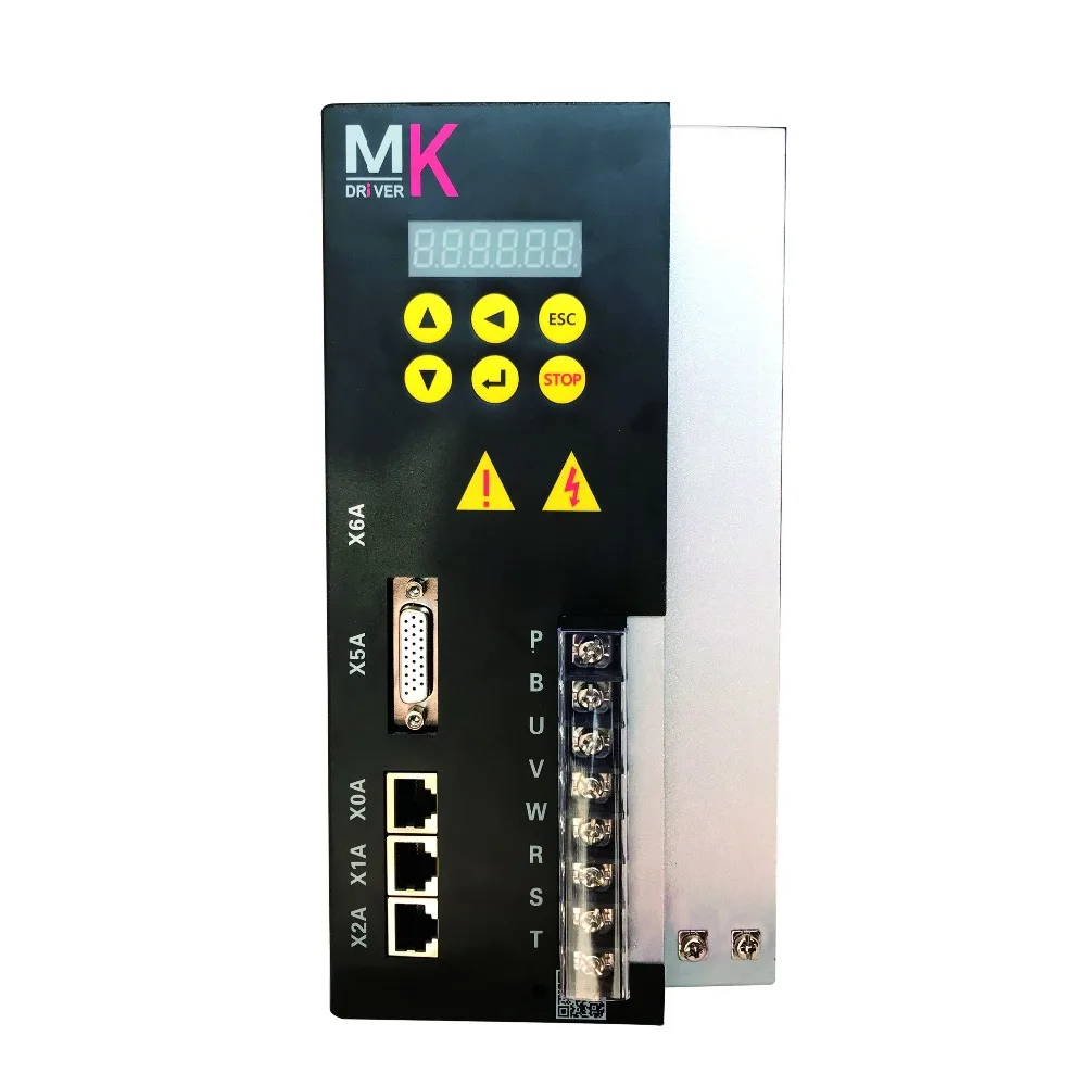 Мощный 3 PH 380V 37kw 235Nm AC шпиндель ATC Серводвигатель и драйвер полный набор для