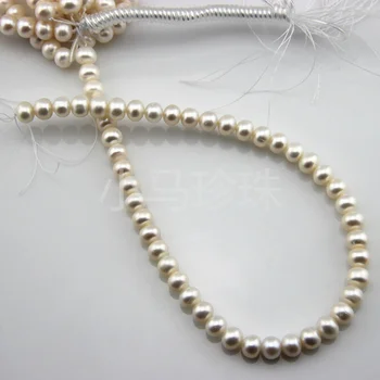 

Eternal wedding Women Gift word 925 Sterling real Pony natural pearl necklace, nearly four circles, DIY genuine, 9-10MM s