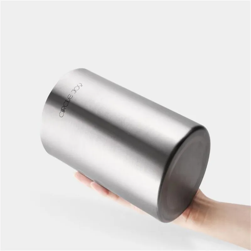  Xiaomi Stainless Steel Double-deck Ice Bucket Champagne Bucket Wine Bucket Wine Barrel Container Kitchen Toolscontainer (3)