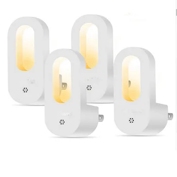 

LED Wall Light Night Light Dusk-to-Dawn Sensor Activated Induction LED Plug-in Night Light warm white Kids Children's Room