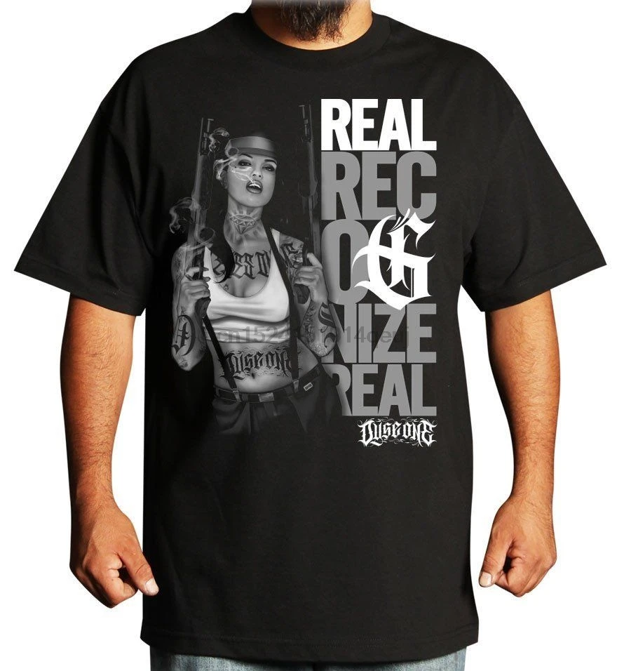 

RECOGNIZE OG MENS SHIRT DYSE ONE CHICANO TATTOO ART RAP