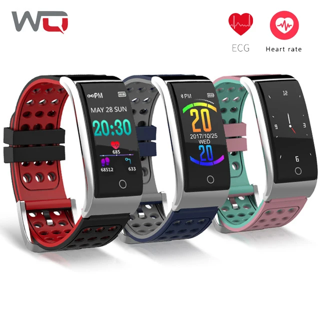 

WQ E08 ECG PPG Smart Bracelet ECG+PPG HRV Report Fitness Band Blood Watch Waterproof Motion Track Activity Tracker Waterproof