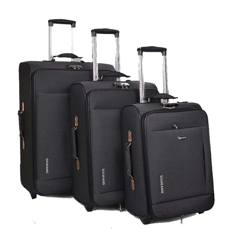 LeTrend мужской бизнес чемодан на колёсиках Spinner пароль тележка большой емкости женский чемодан колеса 20 дюймов кабина дорожные сумки