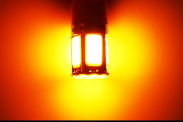 4) резистор не нужно Янтарный Желтый 240-излучатель COB светодиодный 7440 T20 светодиодный светодиодные лампы для спереди или сзади указатели поворота(без Hyper флэш