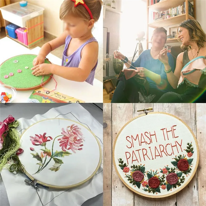 Magic Embroidery Pen Punch Needle Set 3 Needles 2 Threaders Sewing Craft Tools DIY Craft Knitting Sewing Tool for Embroidery (3)