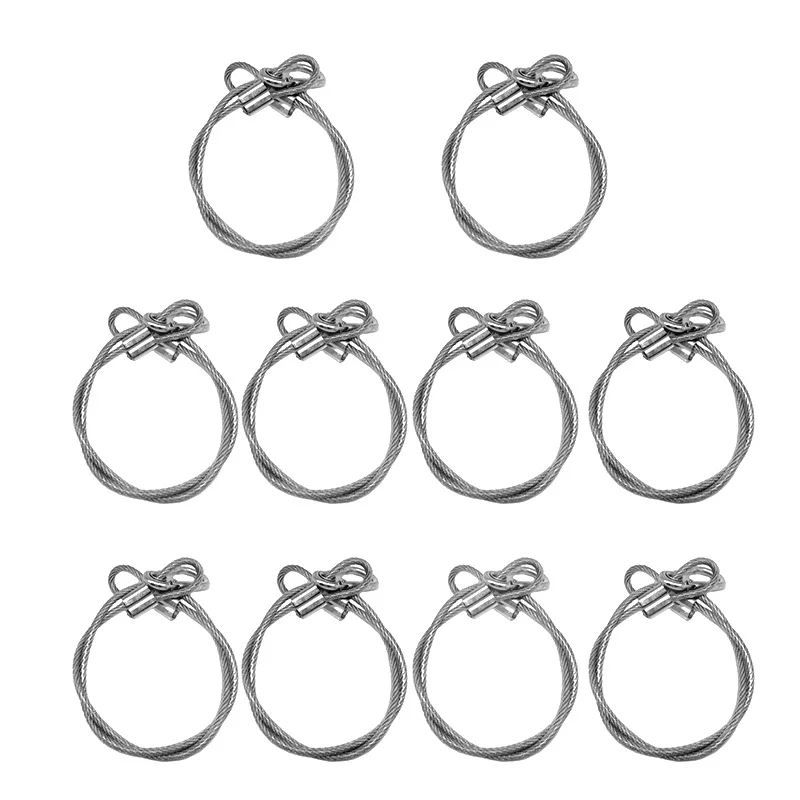 

Hot sale 10pcs/lot 85cm Stage Light Safety Rope Cable for Stage Light Security Accessories