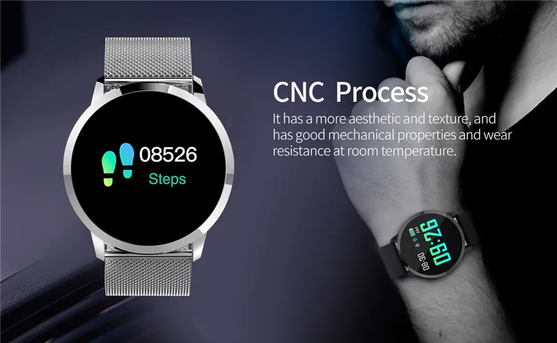 MAFAM Q8 Smart Watch OLED Color Screen Smartwatch Men Women Fashion Fitness Tracker Heart Rate Monitor For IOS Android Watch (14)
