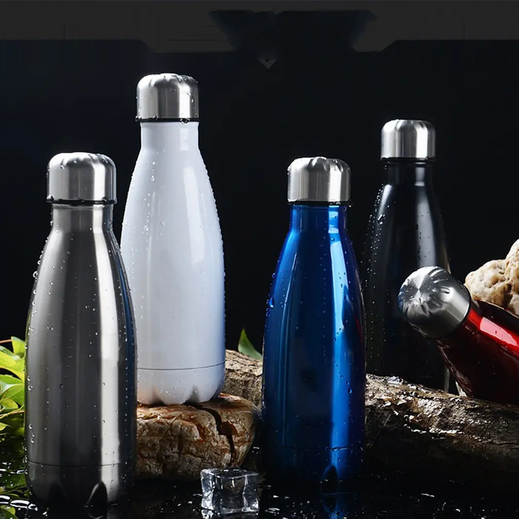750ml Vacuum Insulated Sports Water Bottle Stainless Steel Double Wall