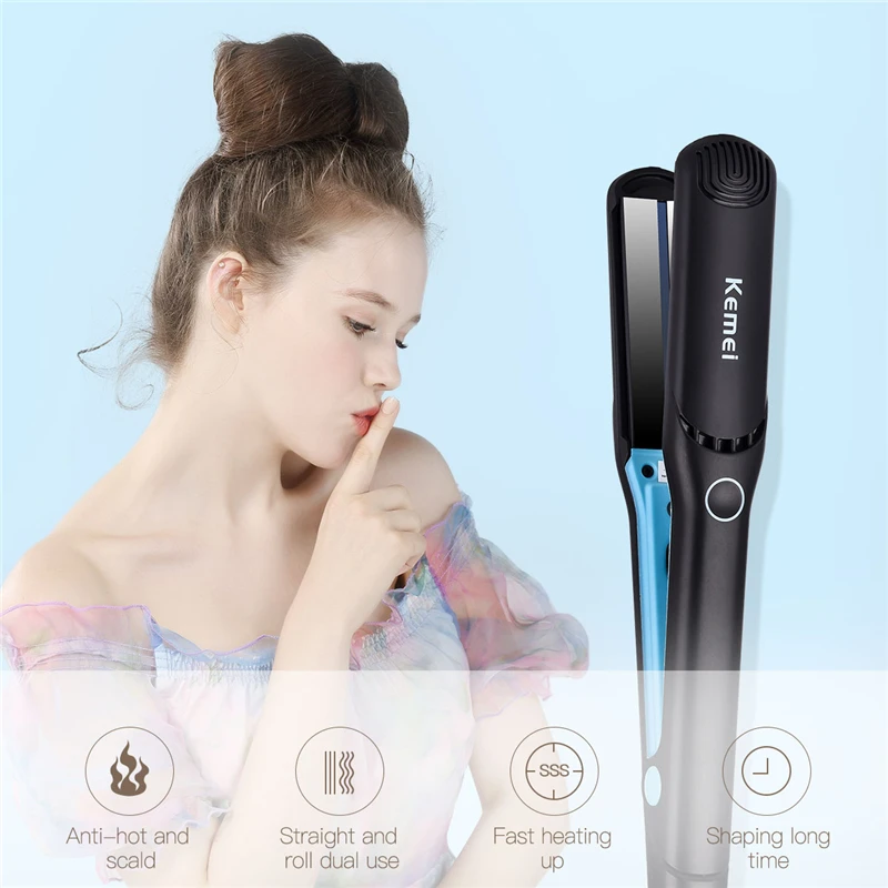 

Professional Electric Hair Straightener Tourmaline Ceramic Hair Fast Heating Flat Iron Hair Styling Tool Straightening Irons 44