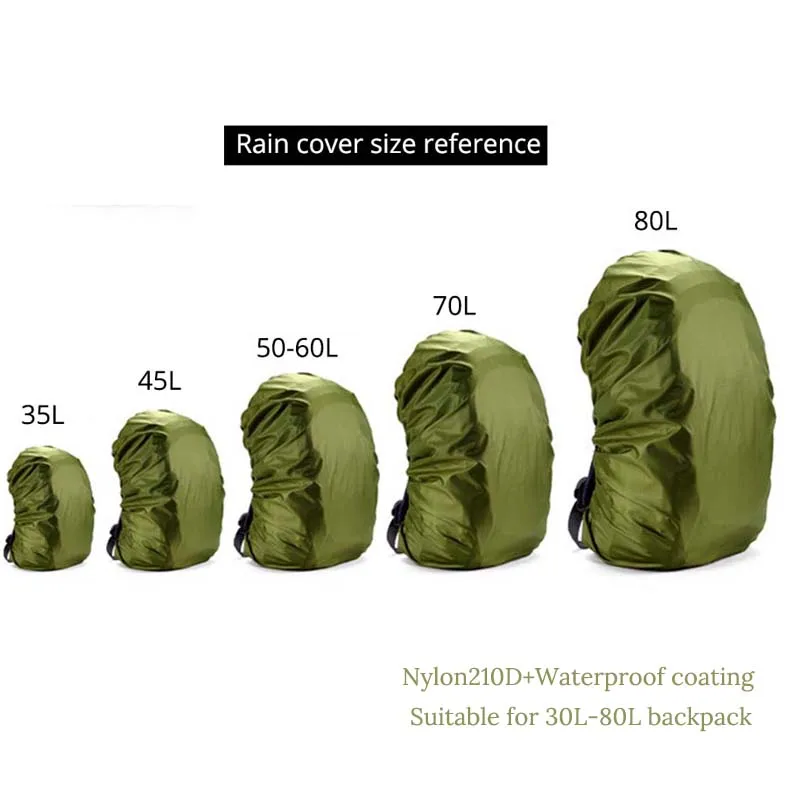 70L Открытый Дорожный рюкзак протектор Водонепроницаемый Чехол Многофункциональный пыленепроницаемый дождевик Женский Мужской Чехол для багажа